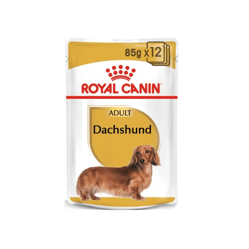 ROYAL CANIN BREED HEALTH NUTRITION DACHSHUND ADULT (WET FOOD - POUCHES) 85g - SNH Packing