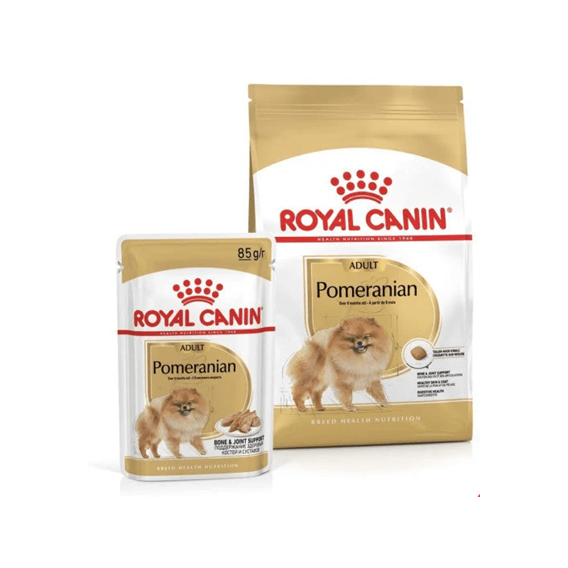 Royal Canin Breed Health Nutrition Pomeranian (Wet Food - Pouches) 12 x 85 g - SNH Packing