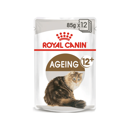 Royal Canin Feline Health Nutrition Ageing +12 Gravy Wet Cat Food - SNH Packing