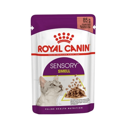 Royal Canin Feline Health Nutrition Sensory Smell Gravy (Wet Food - Pouches) 12X85 g - SNH Packing