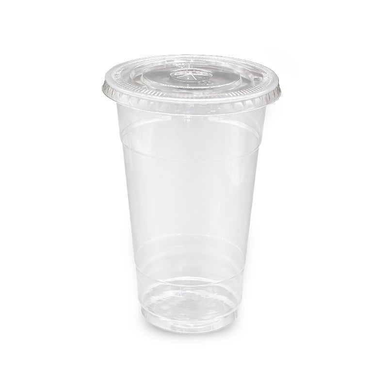 RPET Cups With Lid - Disposable Cold Drink Cups - SNH Packing