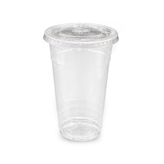 RPET Cups With Lid - Disposable Cold Drink Cups - SNH Packing