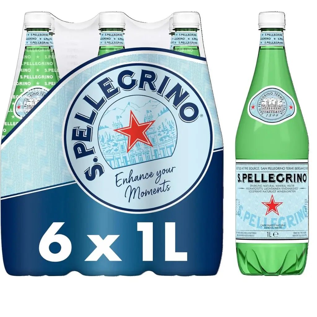 San Pellegrino Sparkling Natural Mineral Water 1L x 6 - SNH Packing