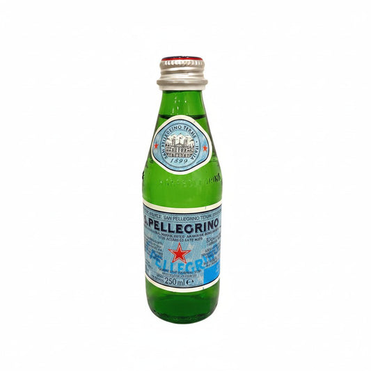 SAN PELLEGRINO SPARKLING WATER GLASS BOTTLE 24PCS X 250ML - SNH Packing