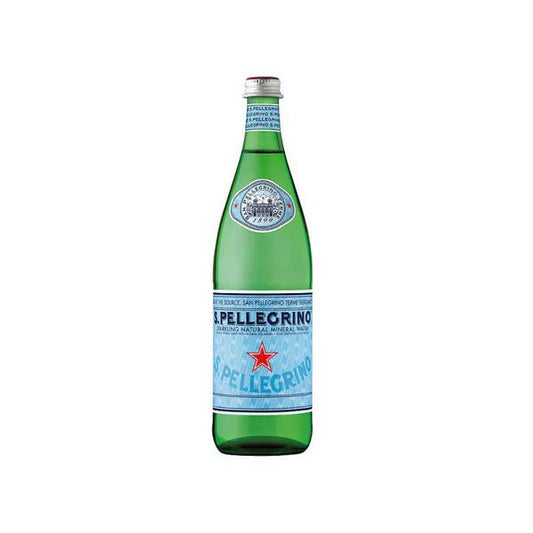 SAN PELLEGRINO SPARKLING WATER GLASS BOTTLE 750ML - SNH Packing