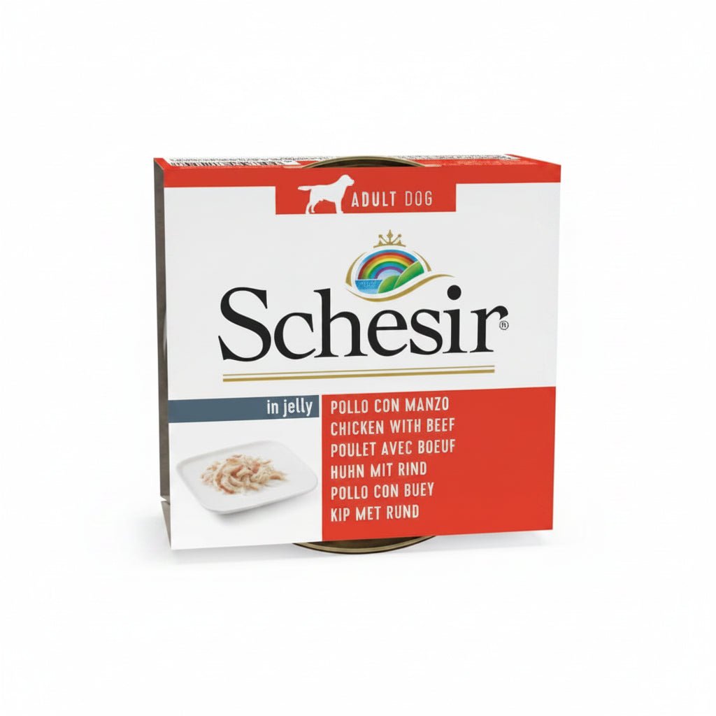 Schesir Dog Wet Food-Chicken Fillets With Beef[Weight - 150g] - SNH Packing