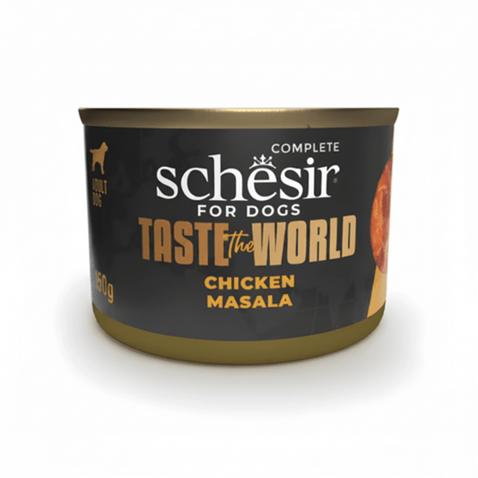 Schesir Taste The World Dog Wholefood - Chicken Masala 150g - SNH Packing