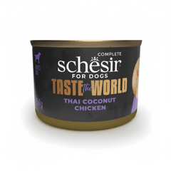Schesir Taste The World Dog Wholefood - Thai Coconut Chicken 150g - SNH Packing