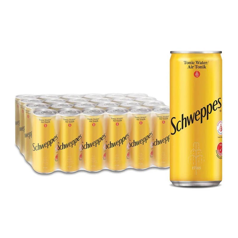 Schweppes Tonic Water Soft Drink 24 X 300ML - SNH Packing