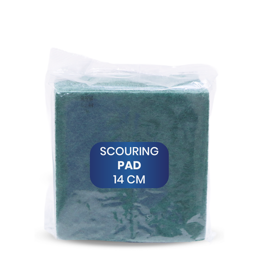 Scouring Pad Green – 14cm | Heavy-Duty Cleaning Scrub Pad for Kitchen & Utensils
