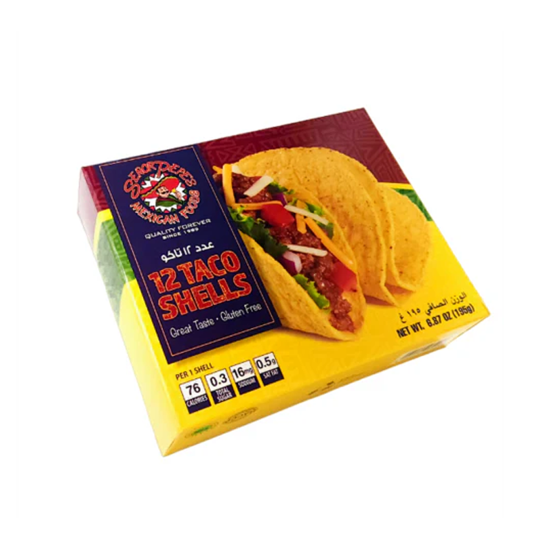 SENOR PEPES TACO SHELL 195GM - SNH Packing