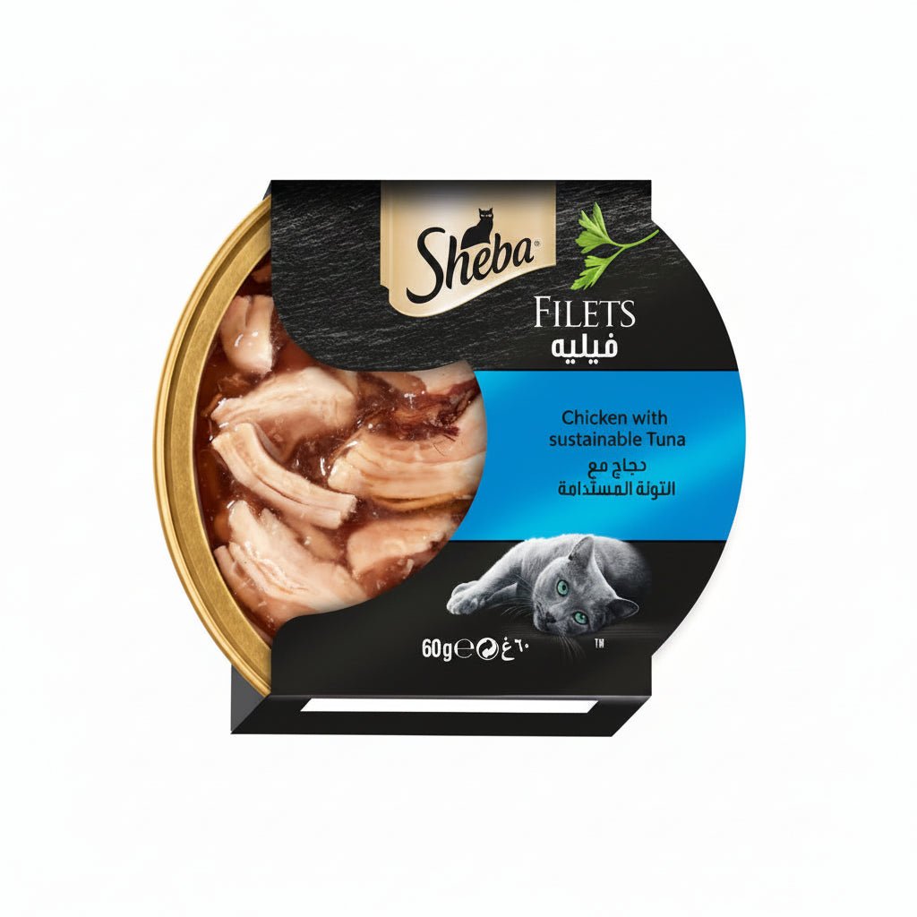 Sheba Filets Chicken & Tuna Wet Cat Food - 60G - SNH Packing