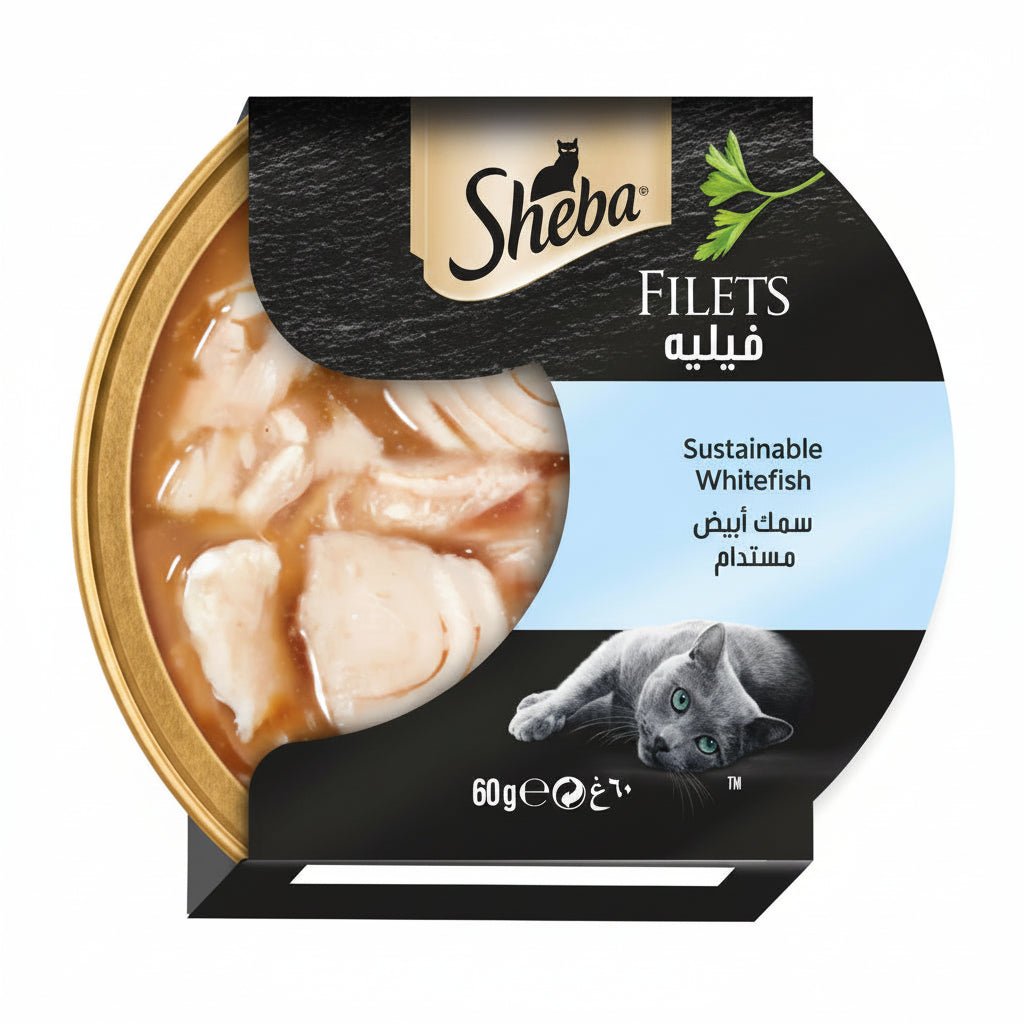 Sheba Filets Whitefish Wet Cat Food - 60G - SNH Packing