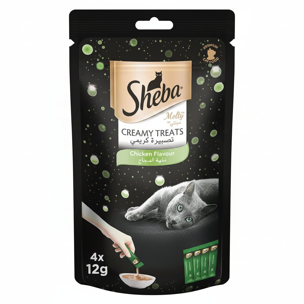 Sheba Melty Chicken Creamy Cat Treats 4x12g - SNH Packing