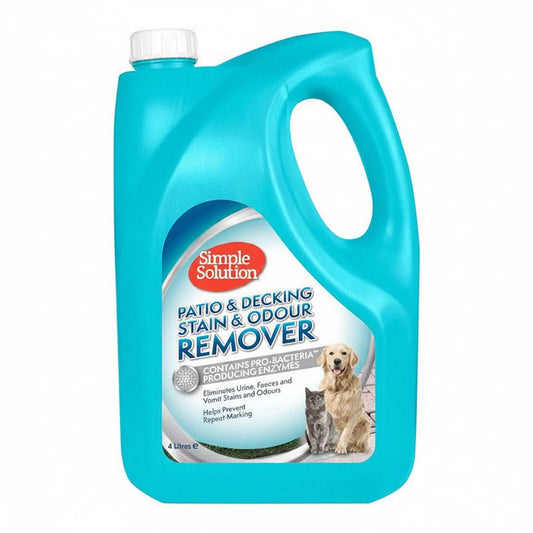 Simple Solution Patio and Decking Pet Stain and Odour Remover, 4 L - SNH Packing