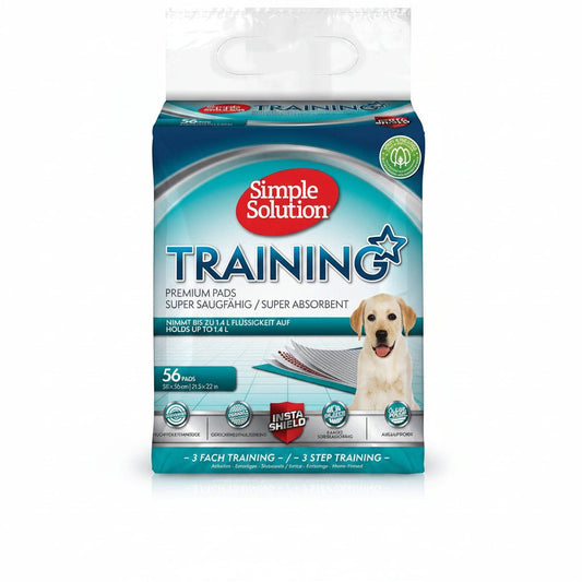 Simple Solution Premium Dog and Puppy Training Pads 56 Pads - SNH Packing
