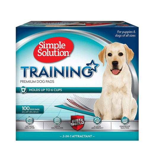Simple Solution Premium Dog and Puppy Training Pads (Pack of 100) - SNH Packing