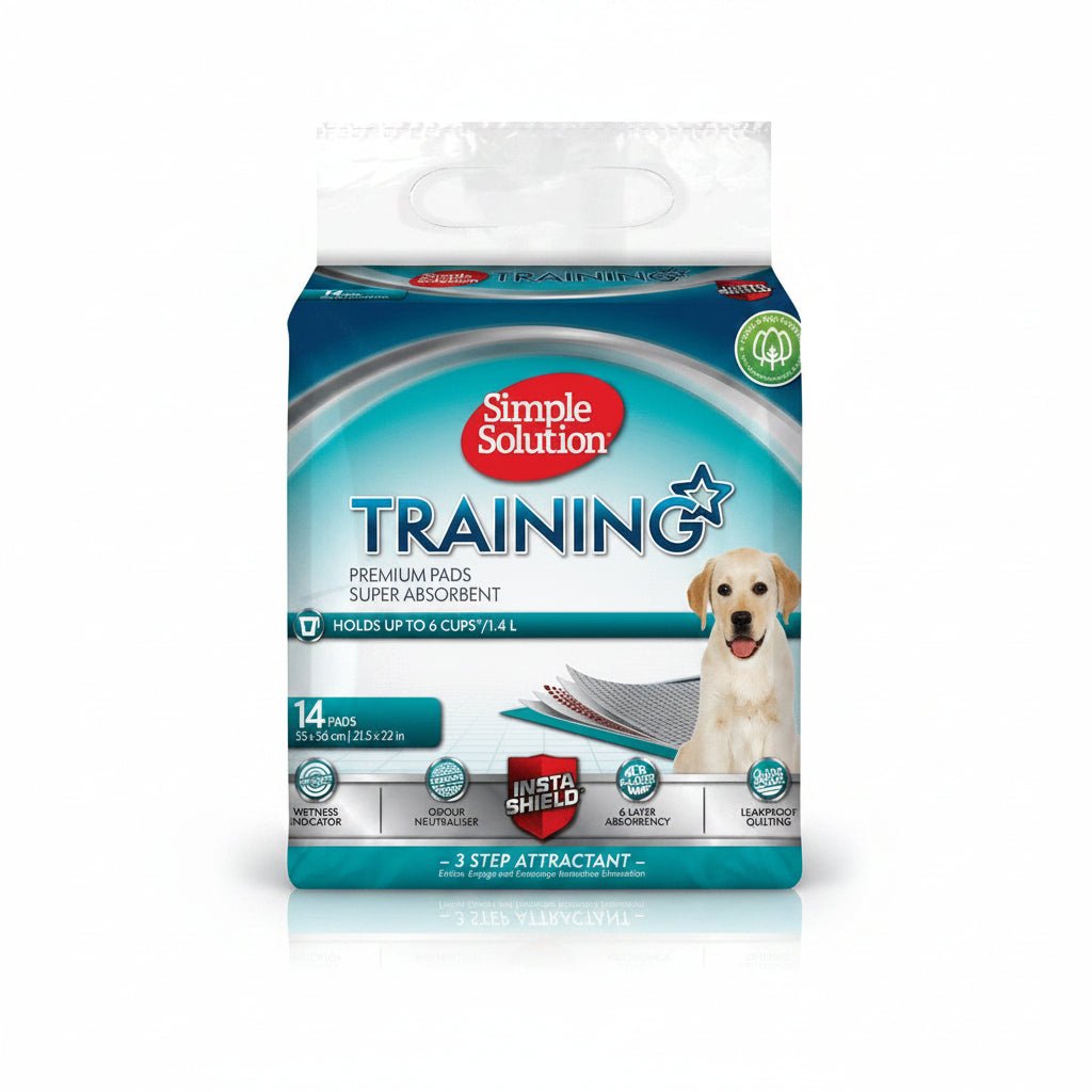Simple Solution Premium Dog and Puppy Training Pads Pack of 14 - SNH Packing