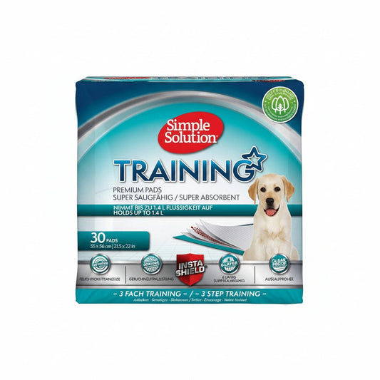 Simple Solution Premium Dog and Puppy Training Pads (Pack of 30) - SNH Packing