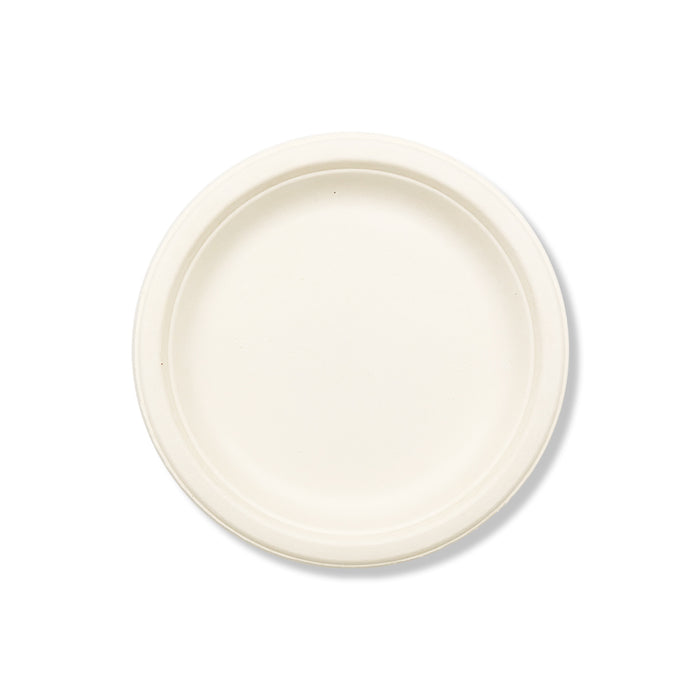Bagasse Round Plates Eco Friendly Biodegradable