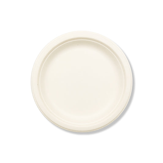 SNH bagasse round plate 7 inch eco friendly disposable plate UAE