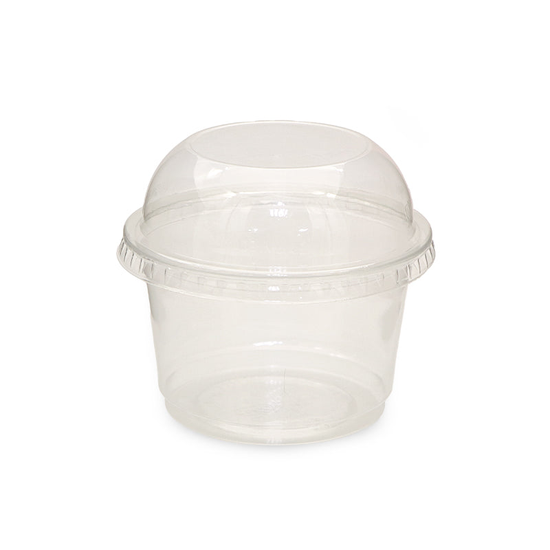SNH clear PET dessert cup dome lid SD20 8oz disposable cup UAE