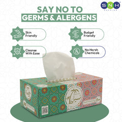 SNH Fasil facial tissue 200 sheets hygiene paper tissue UAE