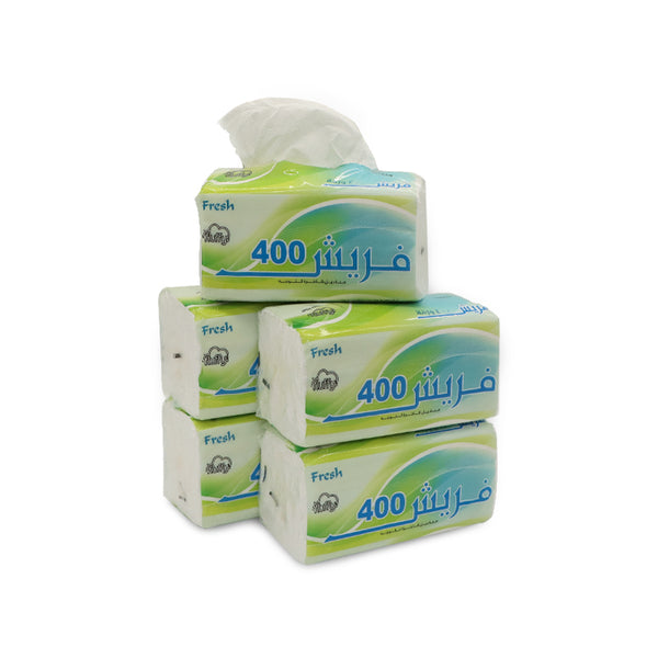 SNH Fresh nylon tissue 400 sheets facial tissue pack UAE