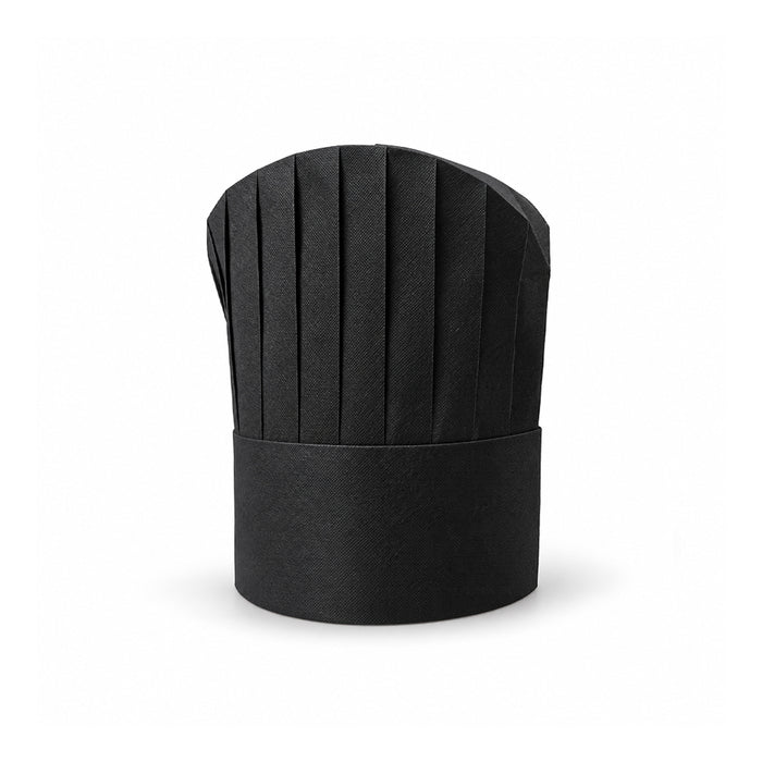 Non Woven Chef Hat 10 Pieces Black White 9 Inch 12 Inch