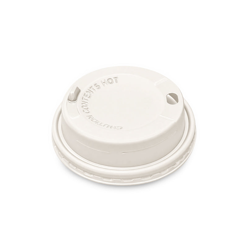SNH white PP slider lid 90mm paper cup lid UAE
