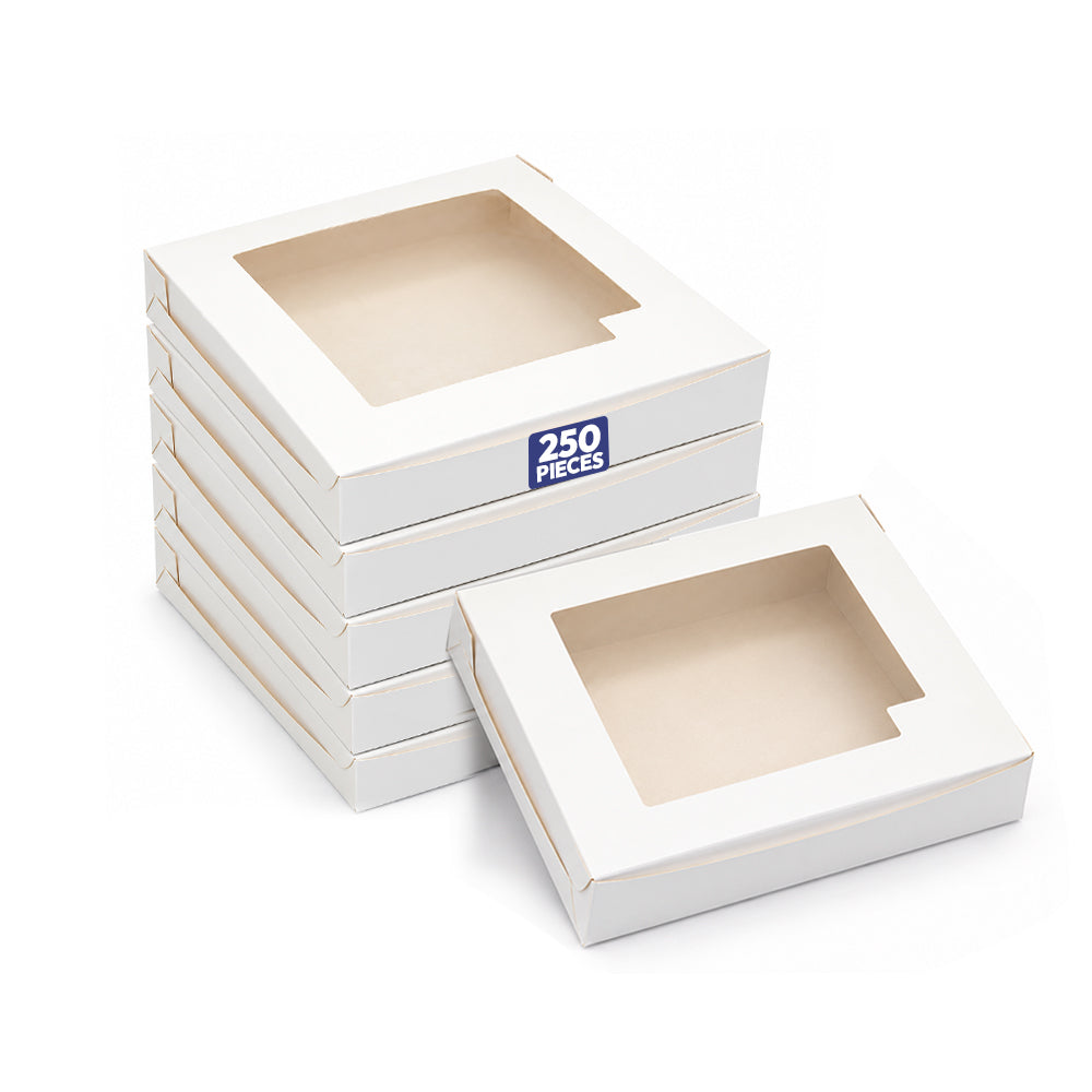 Paper Sweetbox White With Window  25x25cm 250pcs
