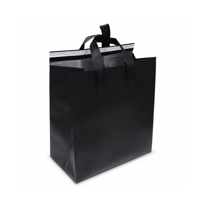 Black Thermal Bag with Loop Handle 22x13x27cm