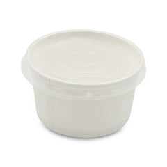 SNH white kraft paper ice cream cup flat lid 12oz UAE
