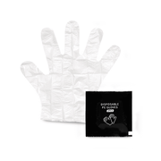 SNH Wrapped PE Gloves Disposable Food Handling - SNH Packing