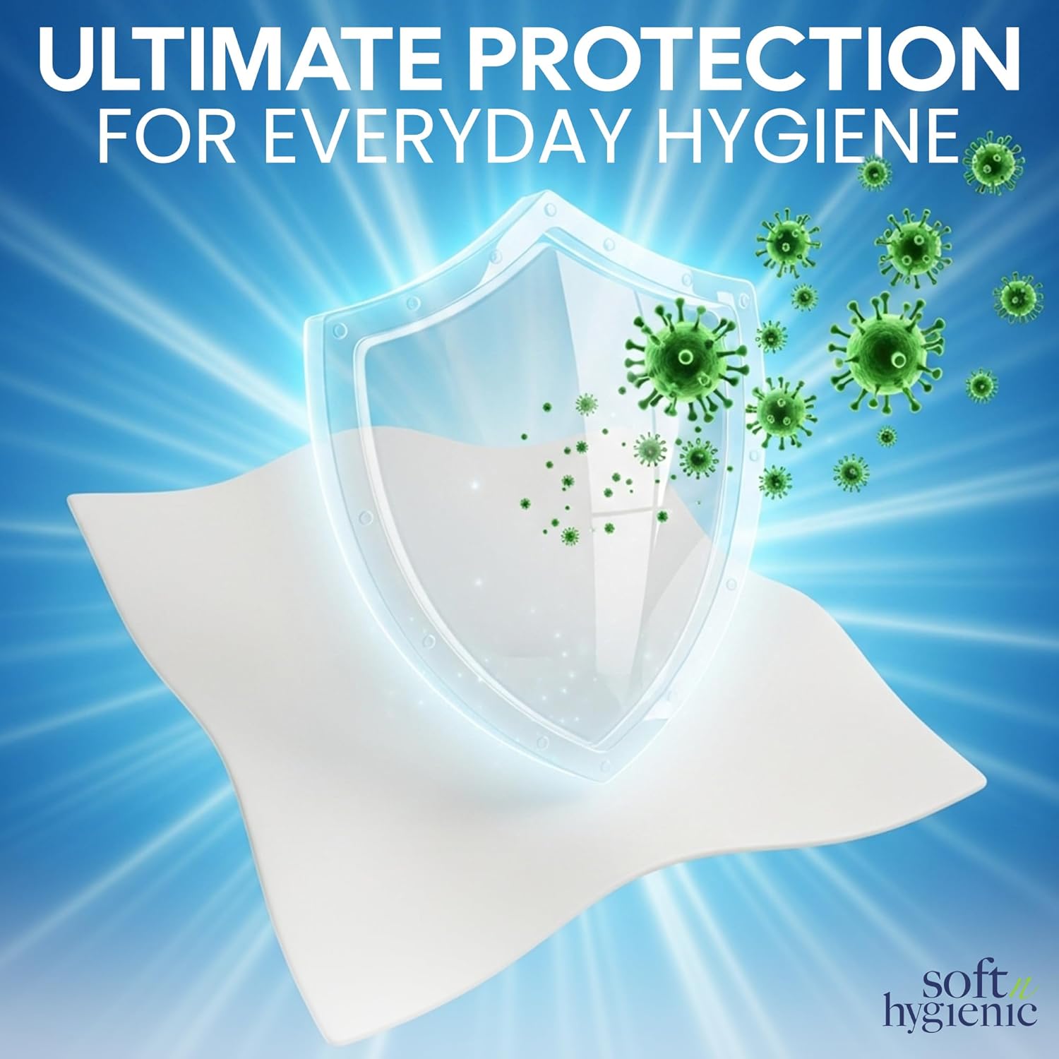 Soft & Hygienic Nylon Facial Tissue 200 Sheets 2 Ply 5 or 10 Boxes - SNH Packing