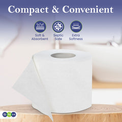 Soft & Hygienic Toilet Roll 400 Sheets 10 Rolls 2 Ply Tissue - SNH Packing