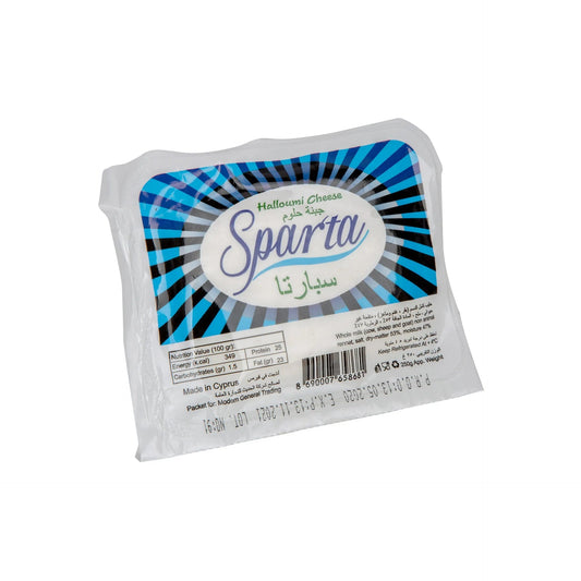 SPARTA HALLOUMI CHEESE 250 GM - SNH Packing