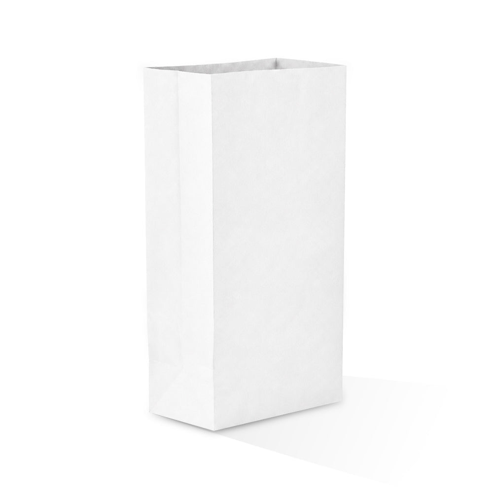 Square Bottom Paper Bags Brown White Kraft Takeaway - SNH Packing