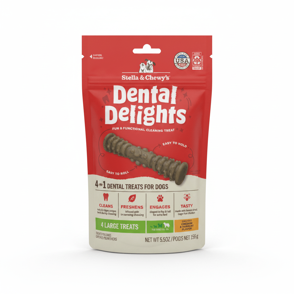 Stella & Chewy's Dental Delights Large 4 ct - SNH Packing
