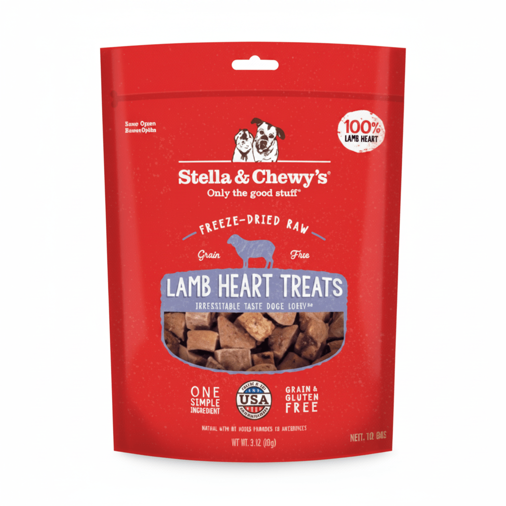 Stella & Chewy’s Lamb Heart Treats – 3 oz - SNH Packing