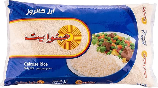 Sunwhite Calrose Rice 10kg - SNH Packing
