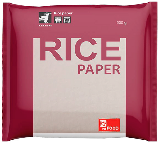 KEKESHI RICE PAPER, SQUARE, 50-53 SHEETS