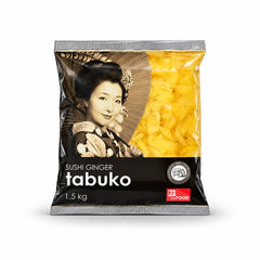 Tabuko Pickled Ginger White 1.5KG Japanese Sushi Condiment - SNH Packing