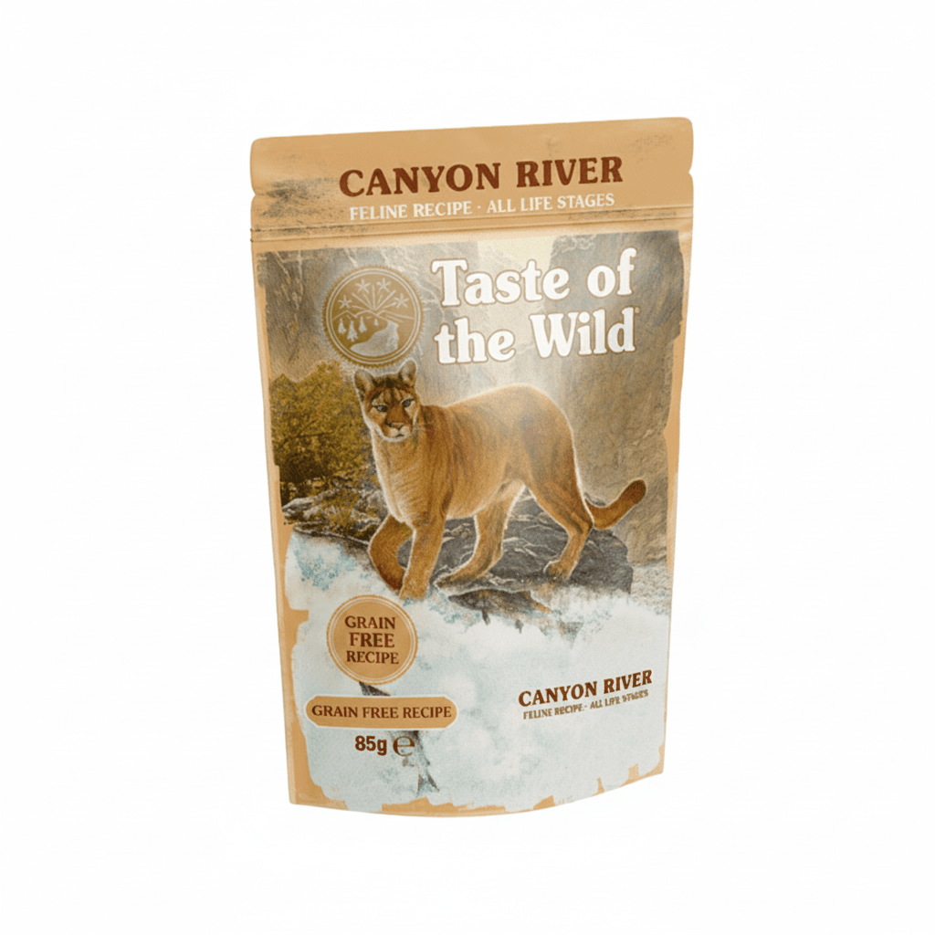 Taste of the Wild Canyon River Cat Pouch Chunks in Gravy 85g - SNH Packing