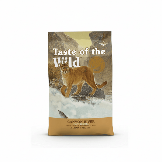 Taste of the Wild Canyon River Feline Recipe with Trout and Smoked Salmon High Protein Dry Cat Food 2 kg - SNH Packing