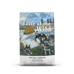 Taste of the Wild Grain Free High Protein Real Meat Recipe Pacific Stream Puppy Premium Dry Dog Food - 12.2 KG - SNH Packing