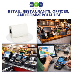 Thermal Paper Rolls | POS & Receipt Paper - SNH Packing