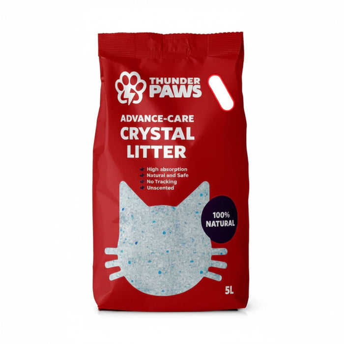 Thunder Paws Advance Care Non-Clumping Crystal Cat Litter 5L
