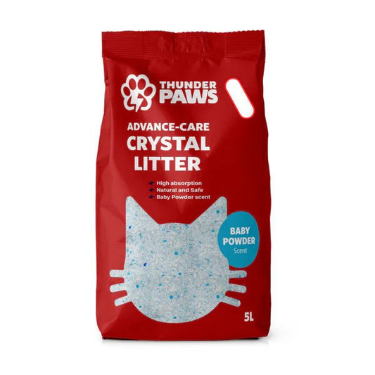 Thunder Paws Advance Care Non - Clumping Crystal Cat Litter 5L - SNH Packing