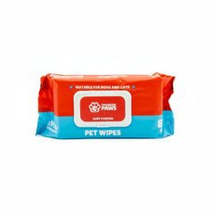 Thunder Paws Baby Powder Sanitary Pet Wipes Suitable for Cats and Dogs 80PCS - SNH Packing